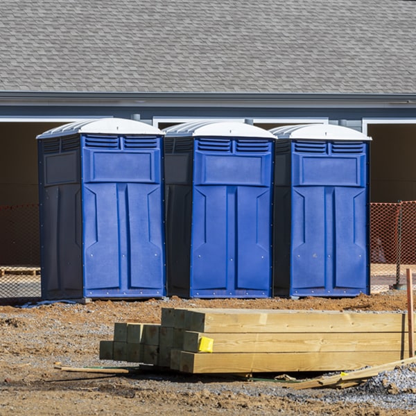 what is the maximum capacity for a single portable restroom in Lake Norman of Catawba NC